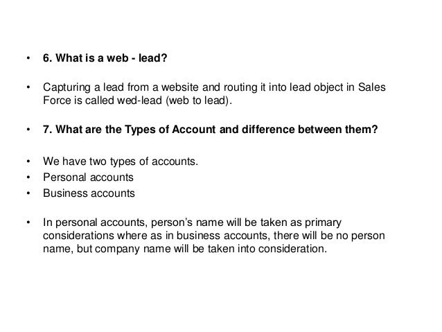 Salesforce Interview Questions And Answers Pdf
